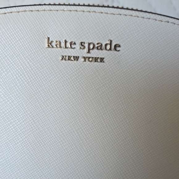 kate spade Cream Crossbody Bag with Gold Chain - Picture 3 of 9
